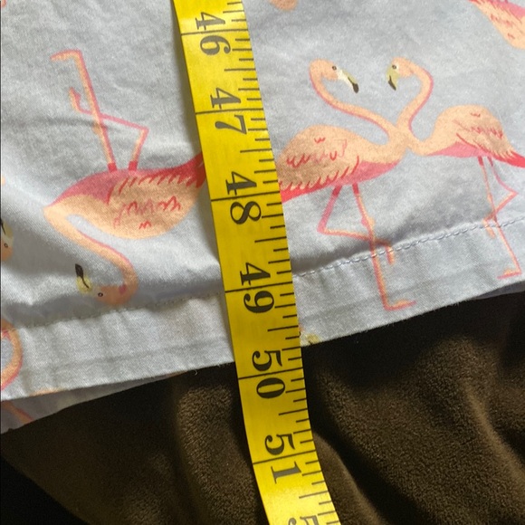 Women's Light Blue Flamingo Print Robe - Picture 12 of 12